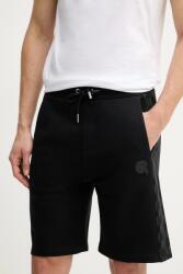Karl Lagerfeld pamut rövidnadrág - fekete L - answear - 44 990 Ft