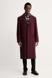 HUGO BOSS baba gyapjúkeverék pulóver - burgundia M