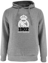Adidas Real Madrid Pulóver - Felnőtt, Kapucnis Szürke