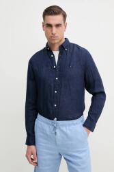 Tommy Hilfiger len ing legombolt galléros, sötétkék, regular, MW0MW34602 - sötétkék XXL