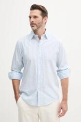 Benetton pamut ing férfi, galléros, regular, 5Y73UQ05T - kék M