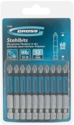 GROSS PH2x60mm 10db professional bitkészlet (11300)