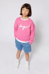 HUGO gyerek farmer rövidnadrág - kék 114 - answear - 16 990 Ft