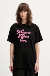 HUGO pamut póló fekete, 50539107 - fekete S