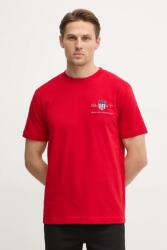 Gant pamut póló - piros S - answear - 15 990 Ft