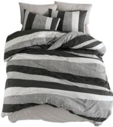 Atisat Ágyneműhuzat garnitúra, 100% pamut renforce, egyszemélyes, 3 részes, Alessia V2 szürke