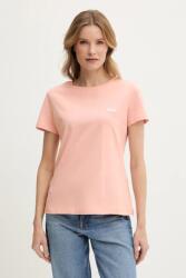 Guess pamut póló IRIS női, V5GI06 KCRZ1 - rózsaszín S