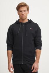 HUGO BOSS kapucnis pulcsi otthoni viseletre fekete, nyomott mintás, kapucnis, 50532018 - fekete L