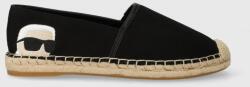 Karl Lagerfeld espadrilles KAMINI fekete, KL80111N - fekete Női 37