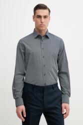 Tommy Hilfiger pamut ing férfi, galléros, sötétkék, regular, MW0MW38960 - sötétkék 40