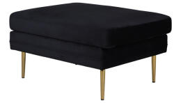  Kárpitozott pad Dallas 2653 (Fekete + Aranysárga)