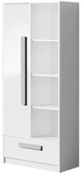  Könyvespolc Merevari 104 (Fehér + Fényes fehér + Szürke)