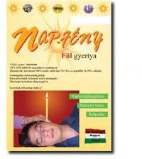  Nap-Fény fülgyertya levendula 10 db - mamavita