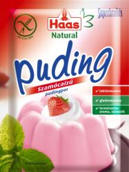 Haas natural pudingpor szamóca 40 g - mamavita