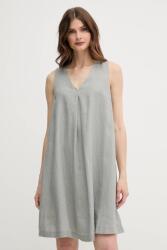 Benetton vászon ruha - szürke S