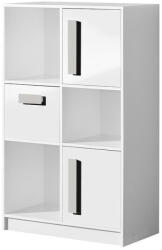  Könyvespolc Merevari 101 (Fehér + Fényes fehér + Szürke)