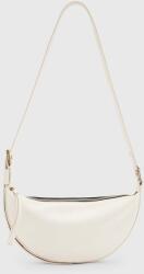 AllSaints bőr táska HALF MOON - fehér Univerzális méret