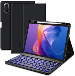 Tech-Protect Xiaomi Redmi Pad 2 11" Tok - Tech-Protect SC Ceruzatartóval és Angol Billentyűzettel - Fekete (5906302318728)