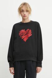 KARL LAGERFELD pamut melegítőfelső - fekete S - answear - 59 990 Ft