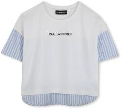 KARL LAGERFELD gyerek pamut póló - kék 114