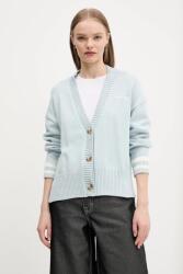 Guess Jeans pamut kardigán - kék S