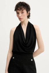 HUGO BOSS felső fekete, női, sima, 50537648 - fekete 42