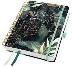 Sigel Naptár, spirál, A5, heti, 2026, kemény borító, SIGEL "Jolie", Stay focused (SIJ6603) - tintasziget