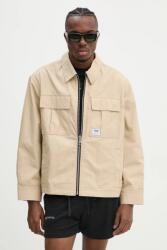 HUGO Blue rövid kabát férfi, bézs, átmeneti, oversize, 50530801 - bézs XL