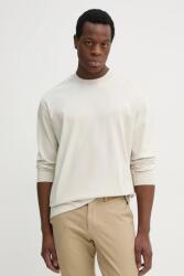 HUGO BOSS pamut hosszúujjú bézs, sima, 50531331 - bézs XXL