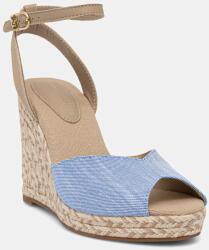 Tommy Hilfiger szandál CHAMBRAY HIGH WEDGE ESPADRILLE FW0FW08588 - kék Női 41