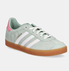 adidas Originals gyerek velúr sportcipő GAZELLE - zöld 38 - answear - 25 990 Ft