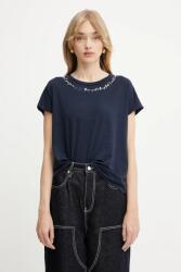 Liu Jo t-shirt sötétkék, TA5268 JS005 - sötétkék L