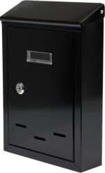 TOYA Postaláda 285X200X60mm fekete (78540)