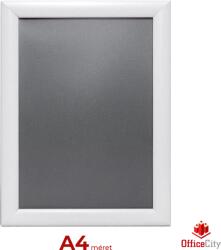  OfficeCity A4 plakátkeret, poszterkeret fali, fehér 25mm-es kerettel, szögletes sarokkal (SFN25-A4M-WHI)