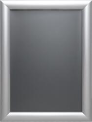  OfficeCity A4 plakátkeret, poszterkeret fali, ezüst 25mm-es kerettel, szögletes sarokkal (PL-M25-4)