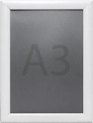  OfficeCity A3 plakátkeret, poszterkeret fali, fehér 25mm-es kerettel, szögletes sarokkal (SFN25-A3M-WHI)