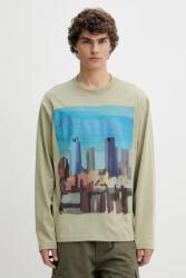 HUGO BOSS pamut hosszúujjú - zöld XXL - answear - 28 990 Ft