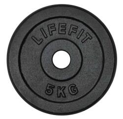 LIFEFIT Disc LIFEFIT® de 5 kg, metal, pentru bară de 30 mm
