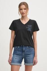 Liu Jo pamut póló - fekete XS - answear - 18 290 Ft