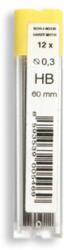 KOH-I-NOOR Grafit ceruza KOH-I-NOOR HB / 0, 3 mm, 12 db