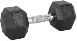 inSPORTline Hatszögletű súlyzó inSPORTline Hexsteel 10 kg, ergonomikusan kialakított csúszásmentes fogantyú, precíz kivitelezés