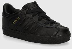 adidas Originals gyerek bőr sportcipő GAZELLE CF EL - fekete 24