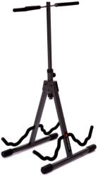 Proel Univerzális gitárállvány nyaktámasszal 2 gitár szivacs és gumi borítással szürke max: 20kg