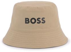 BOSS kifordítható gyerek sapka bézs, J52267 - bézs 56