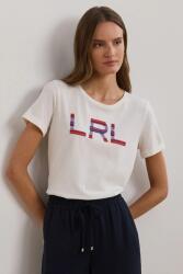 Lauren Ralph Lauren pamut póló - fehér XS - answear - 29 990 Ft
