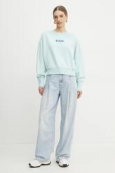 BOSS Orange pamut melegítőfelső - türkiz L