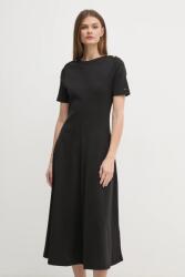 Tommy Hilfiger pamut ruha - fekete XS - answear - 36 990 Ft