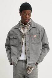 Levi's pamut kabát szürke, átmeneti, oversize, A4820 - szürke XL