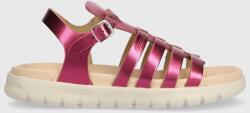Geox gyerekszandál bőrből SANDAL SOLEIMA - lila 38