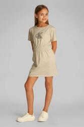 Calvin Klein Jeans gyerek ruha - bézs 116 - answear - 16 490 Ft